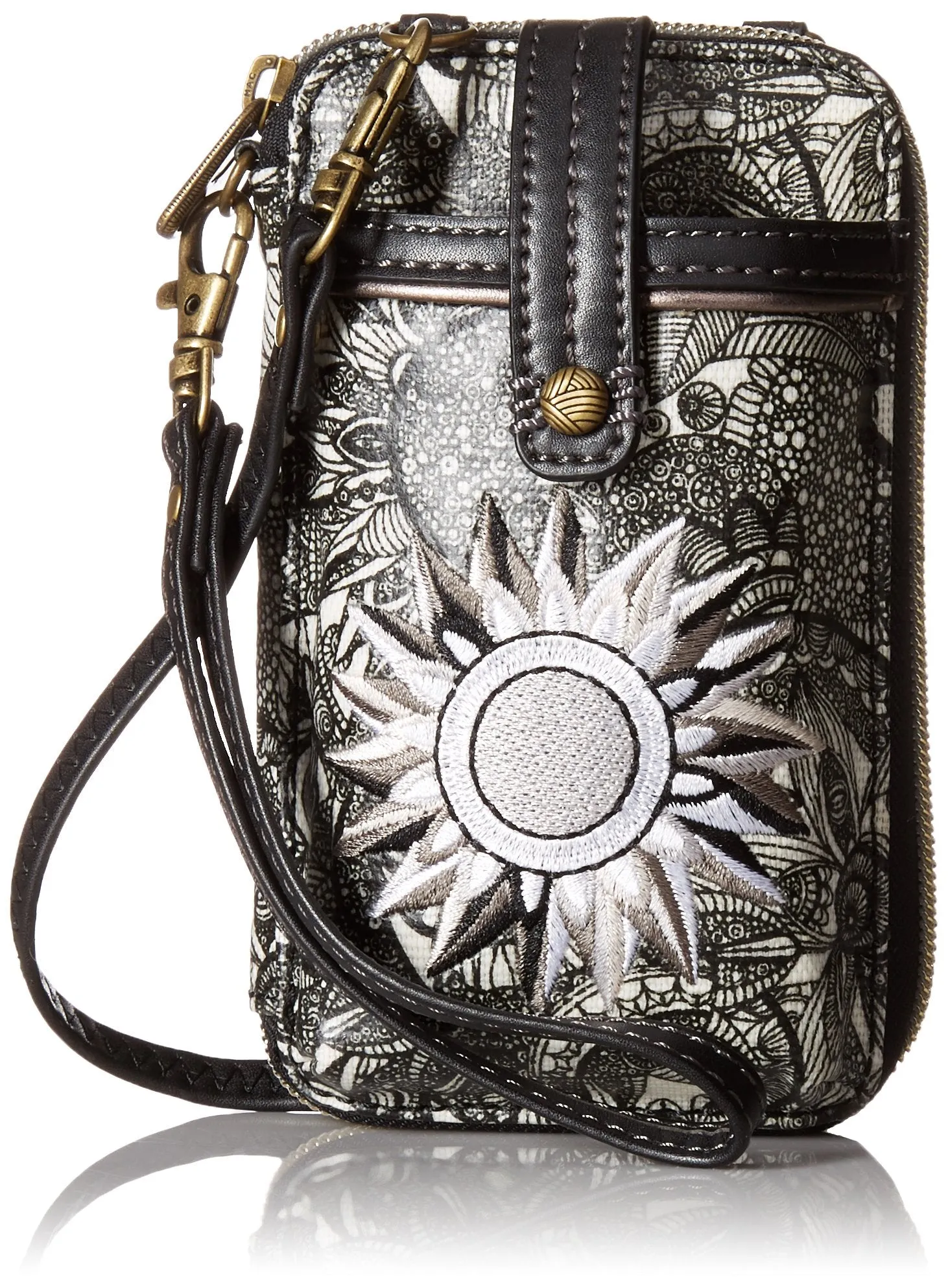 Sakroots Artist Circle Smartphone Wristlet Convertible Cross Body Bag