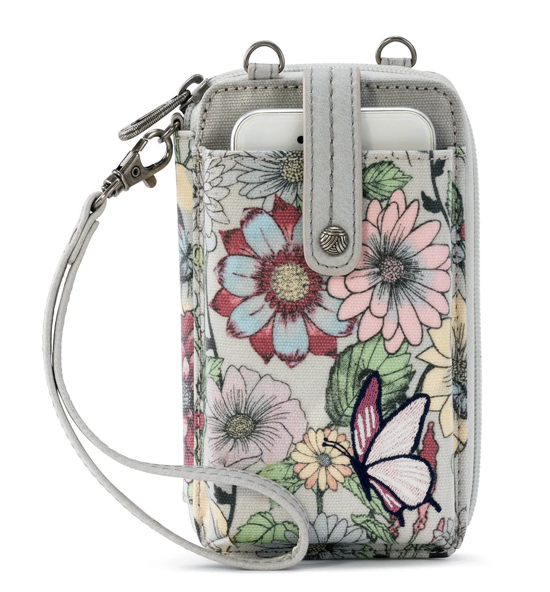 Sakroots Artist Circle Smartphone Wristlet Convertible Cross Body Bag