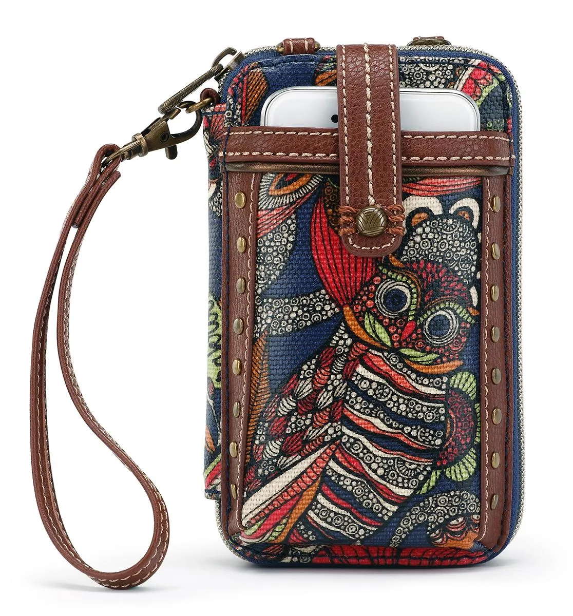 Sakroots Artist Circle Smartphone Wristlet Convertible Cross Body Bag