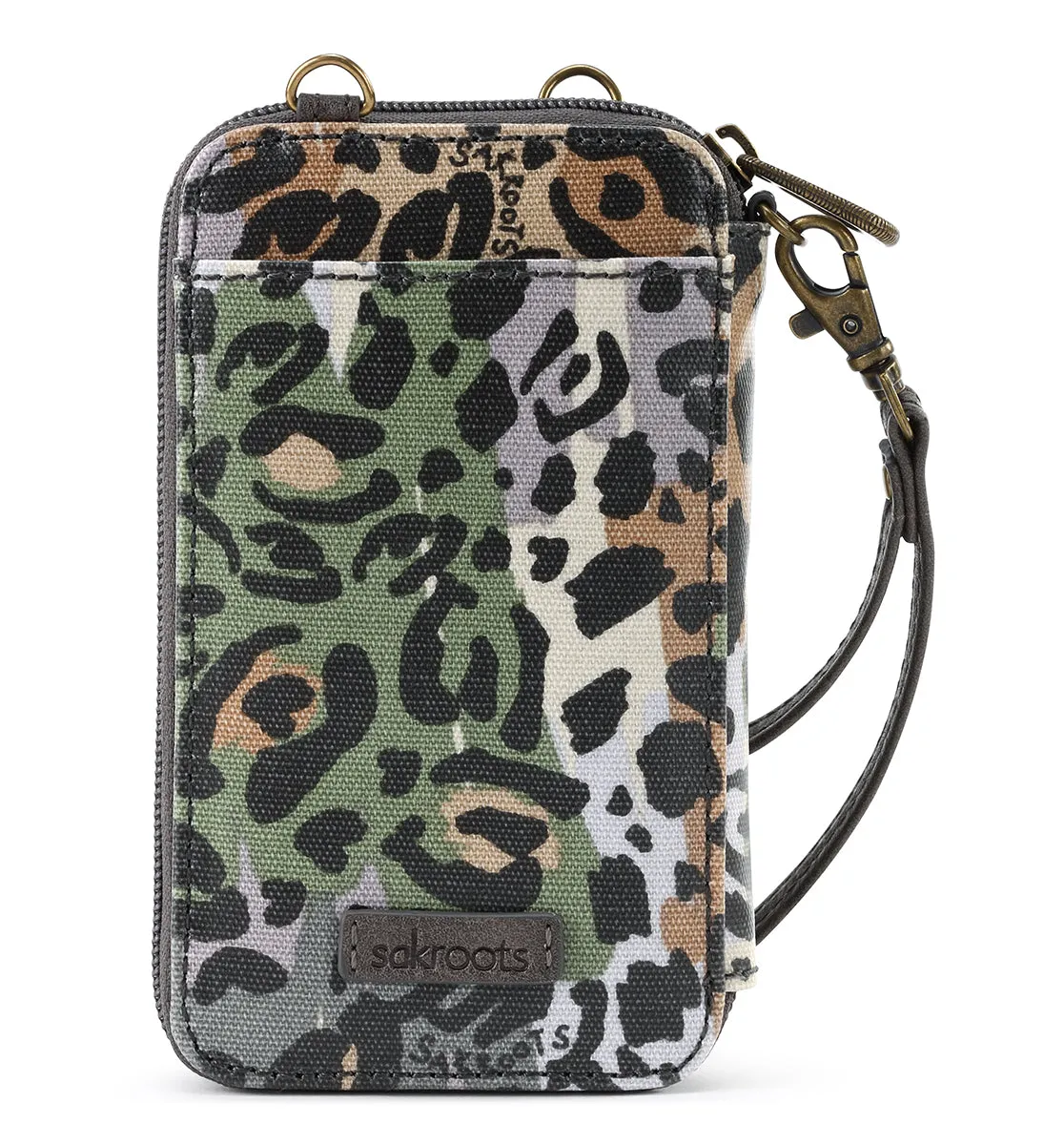 Sakroots Artist Circle Smartphone Wristlet Convertible Cross Body Bag