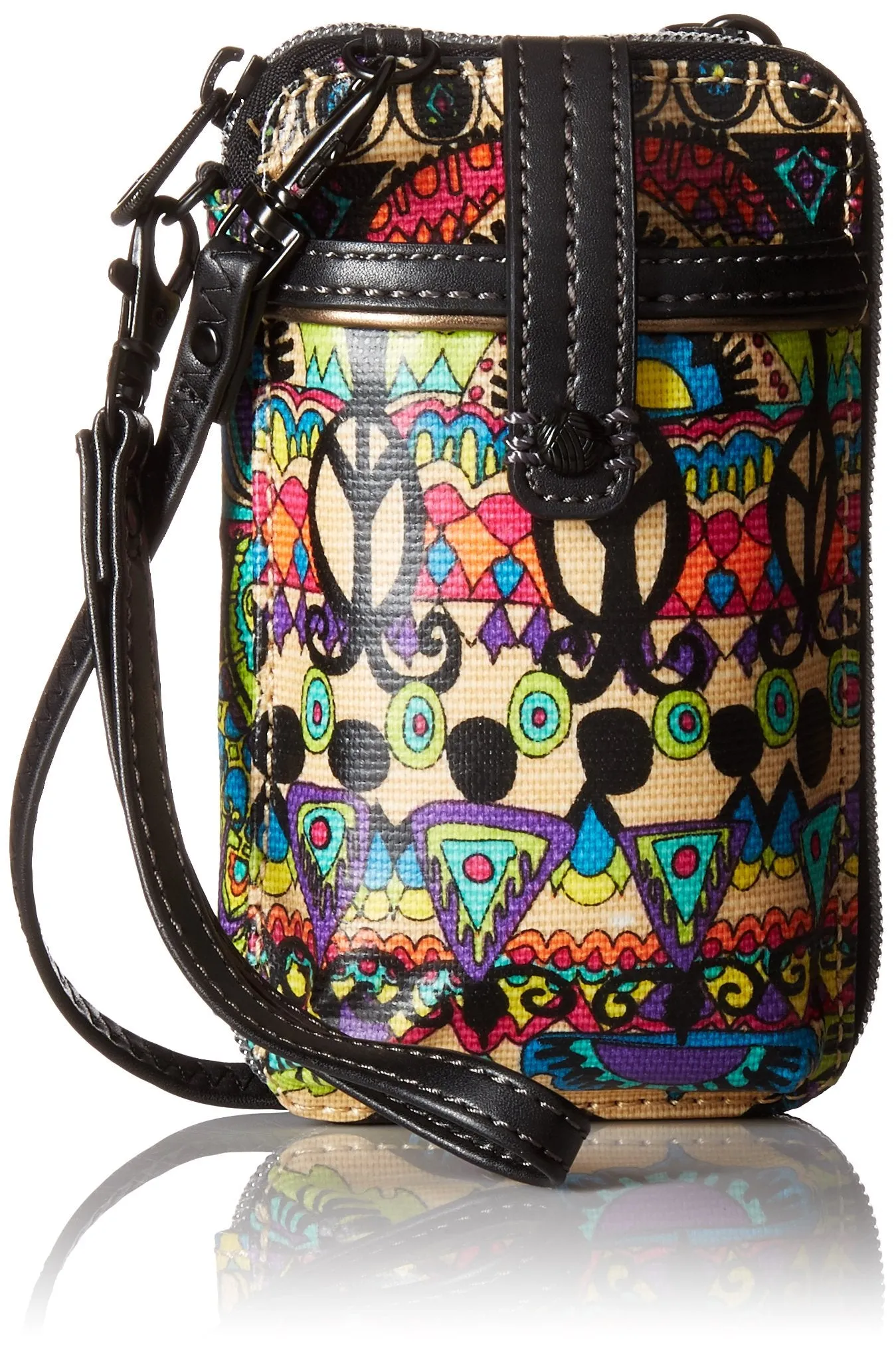 Sakroots Artist Circle Smartphone Wristlet Convertible Cross Body Bag