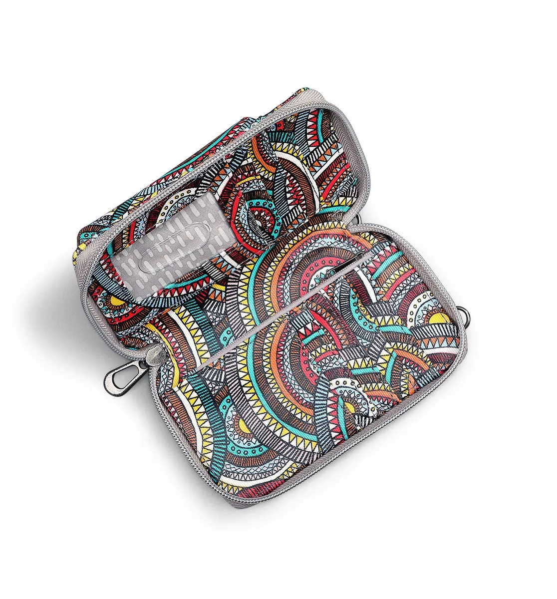 Sakroots Artist Circle Smartphone Wristlet Convertible Cross Body Bag