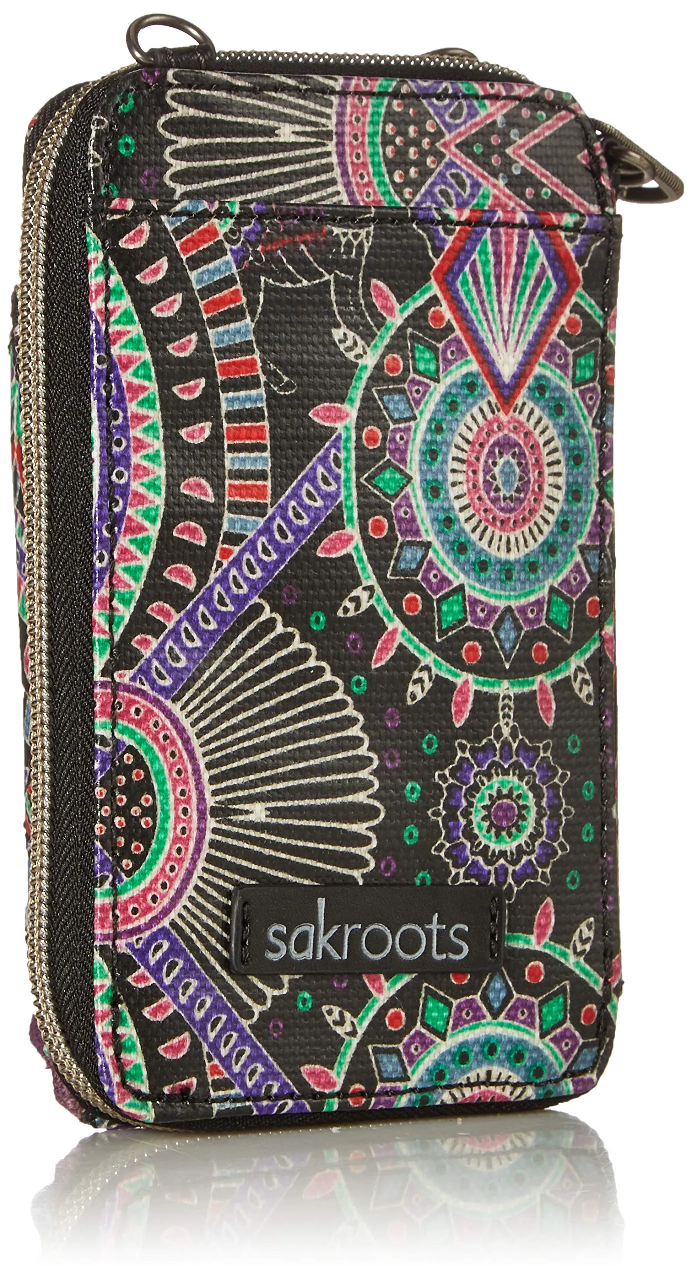 Sakroots Artist Circle Smartphone Wristlet Convertible Cross Body Bag