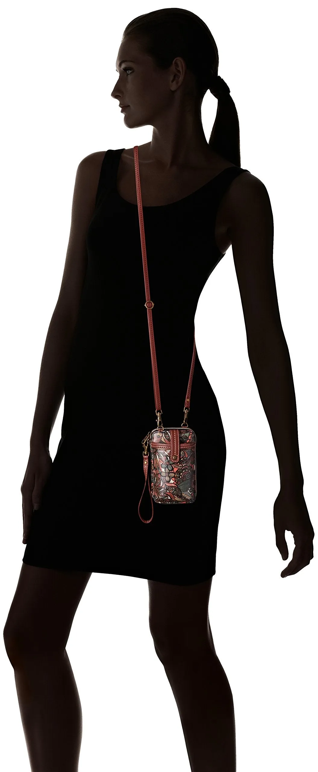 Sakroots Artist Circle Smartphone Wristlet Convertible Cross Body Bag