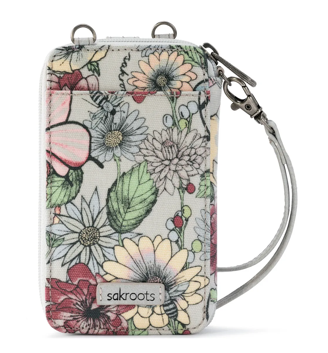 Sakroots Artist Circle Smartphone Wristlet Convertible Cross Body Bag