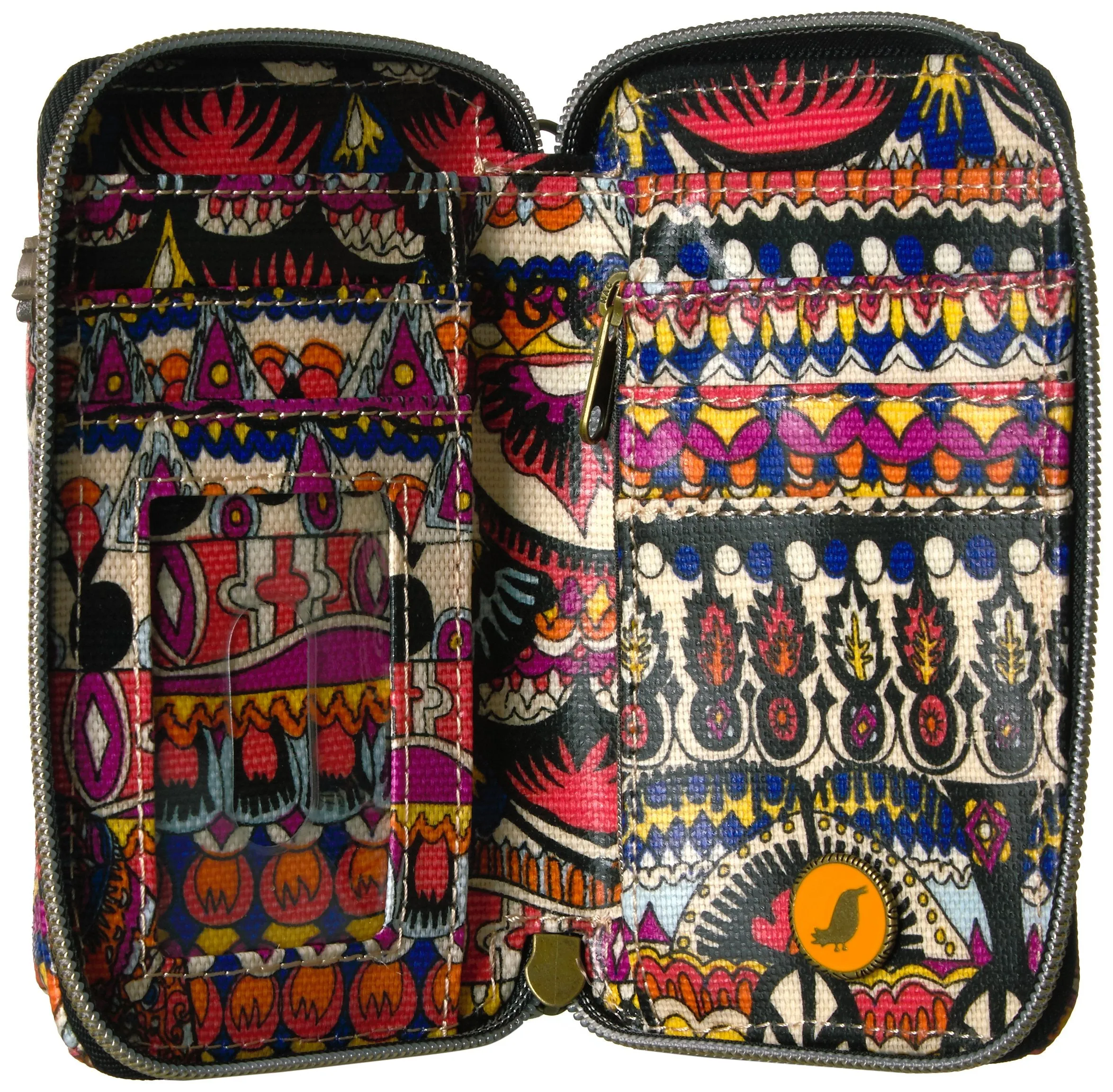 Sakroots Artist Circle Smartphone Wristlet Convertible Cross Body Bag