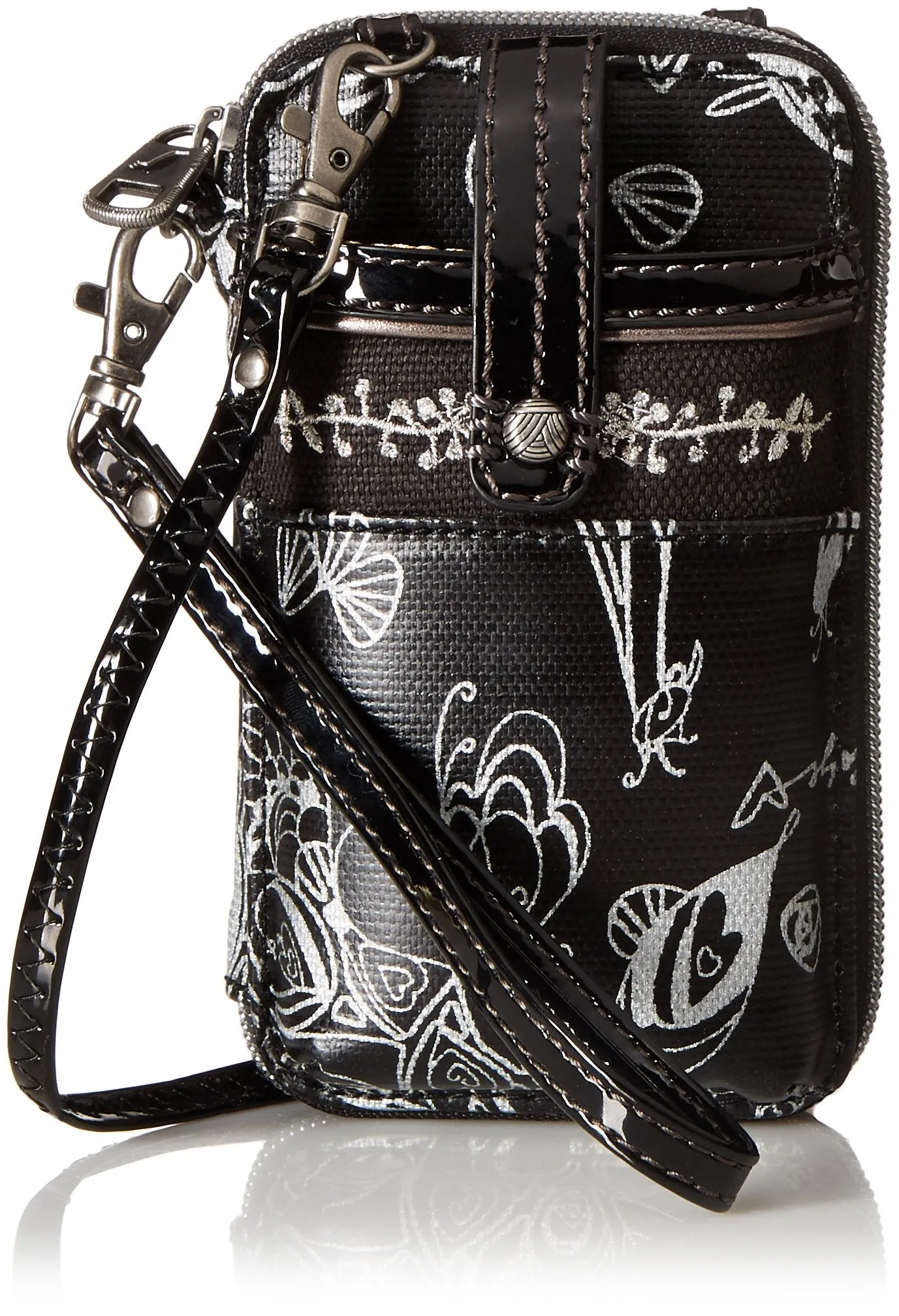Sakroots Artist Circle Smartphone Wristlet Convertible Cross Body Bag