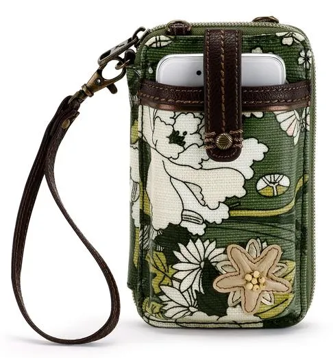 Sakroots Artist Circle Smartphone Wristlet Convertible Cross Body Bag