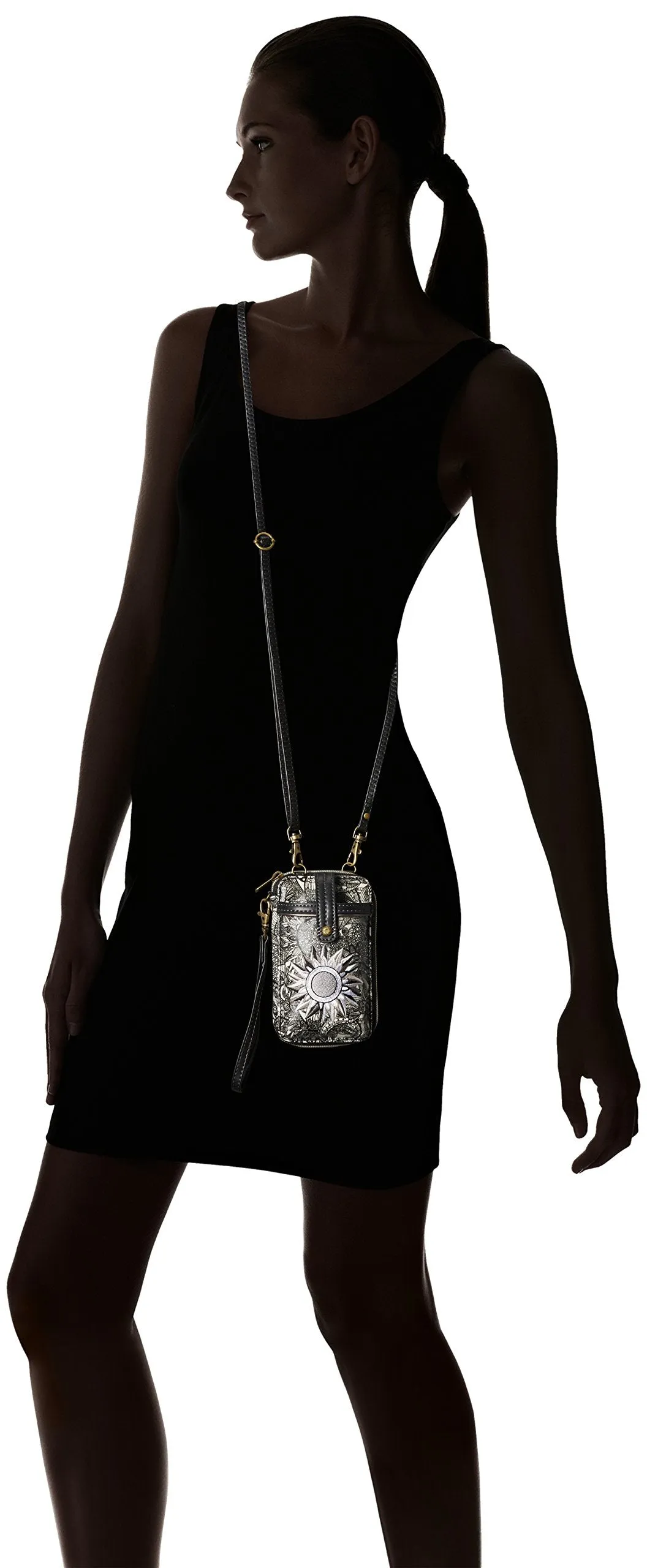Sakroots Artist Circle Smartphone Wristlet Convertible Cross Body Bag