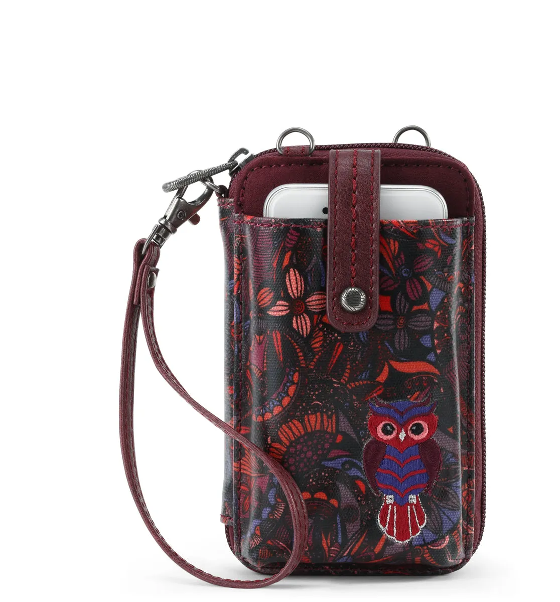 Sakroots Artist Circle Smartphone Wristlet Convertible Cross Body Bag
