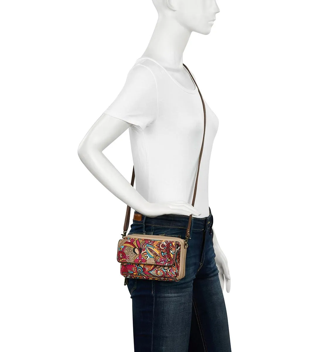Sakroots Luna Smartphone Crossbody
