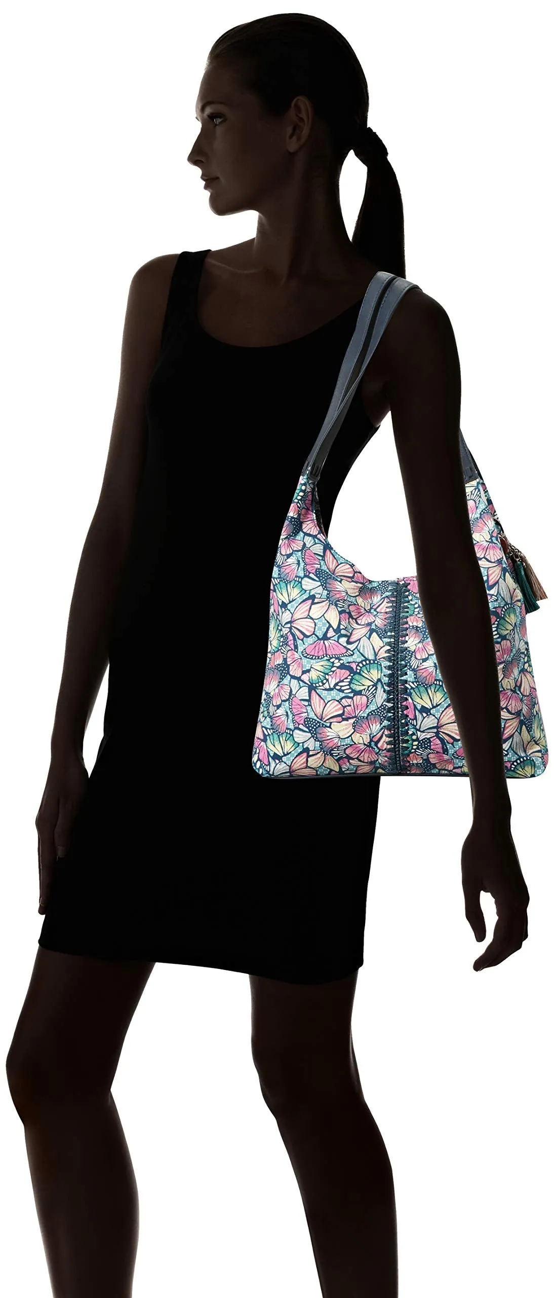 Sakroots Women's Hermosa, Orchid Butterfly Bloom