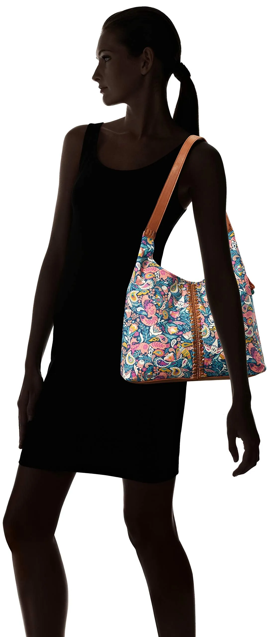 Sakroots Women's Hermosa, Teal Enchanted Forest