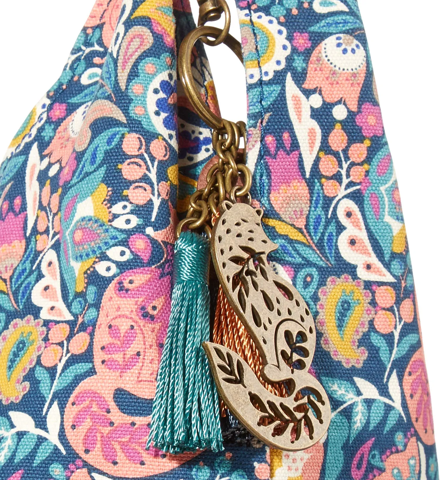 Sakroots Women's Hermosa, Teal Enchanted Forest