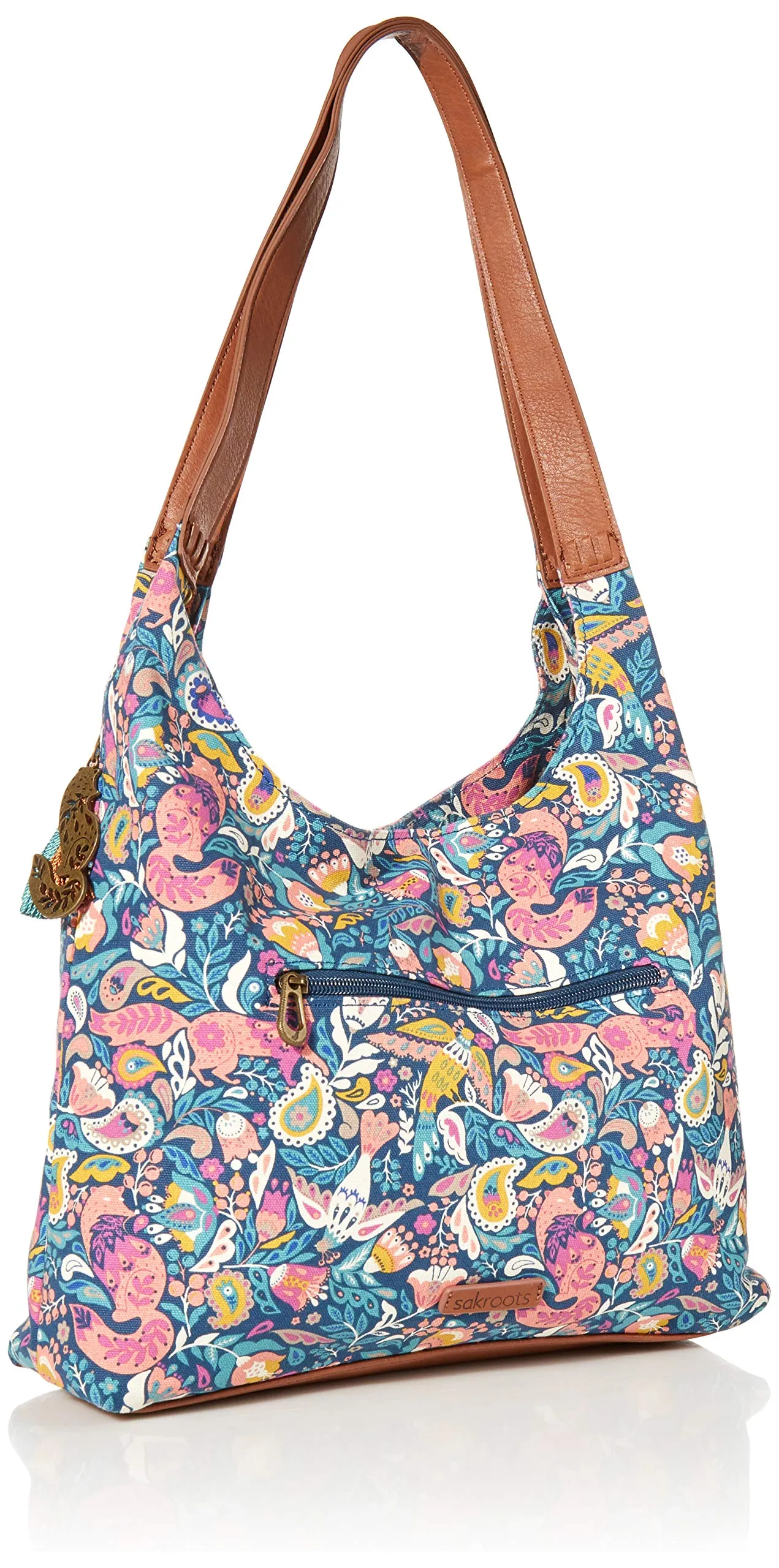 Sakroots Women's Hermosa, Teal Enchanted Forest