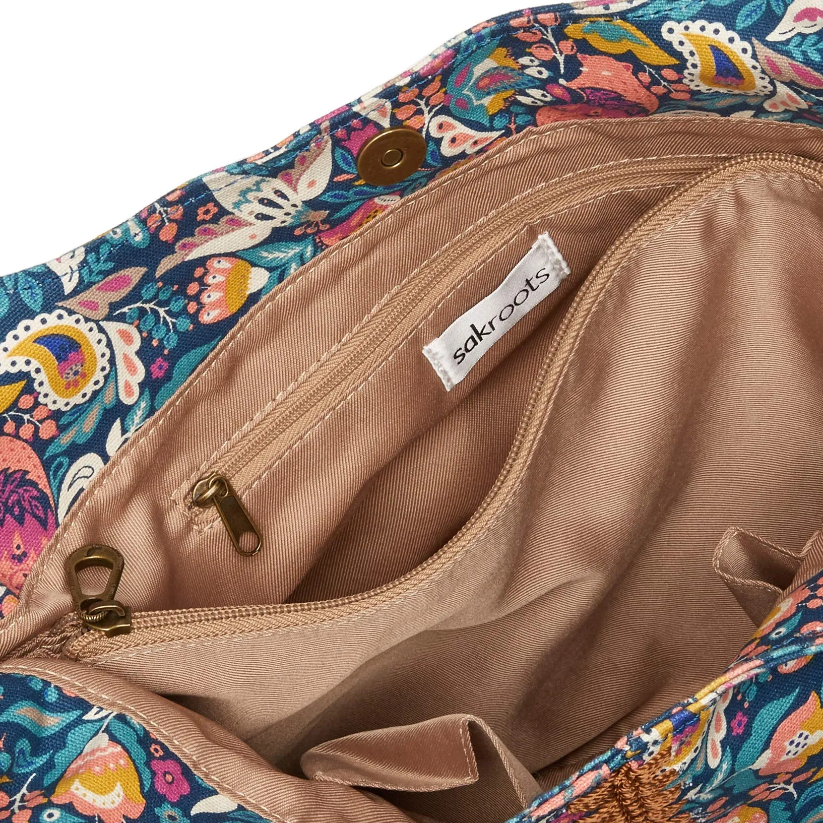 Sakroots Women's Hermosa, Teal Enchanted Forest
