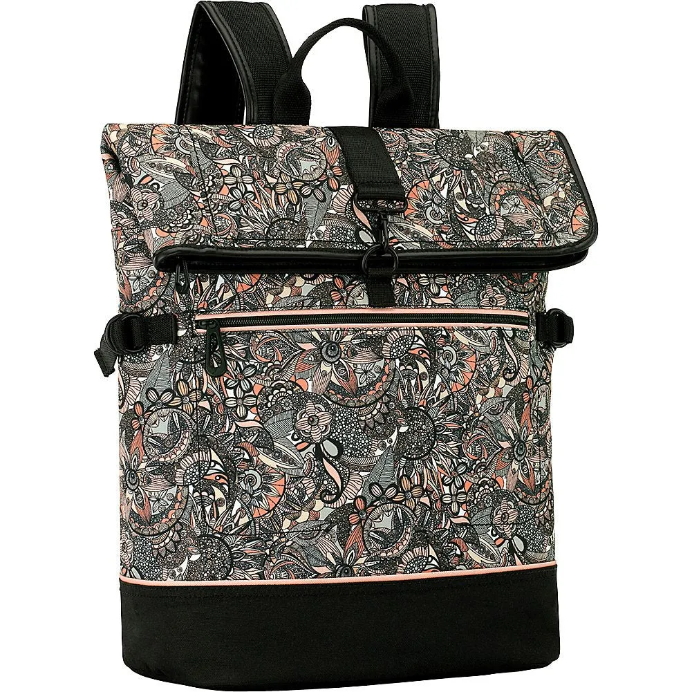 Sakroots Women's New Adventure Nylon Roll Top Backpack
