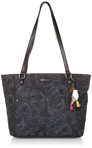 Sakroots womens Women's Metro Tote, Black Spirit Desert, One Size US