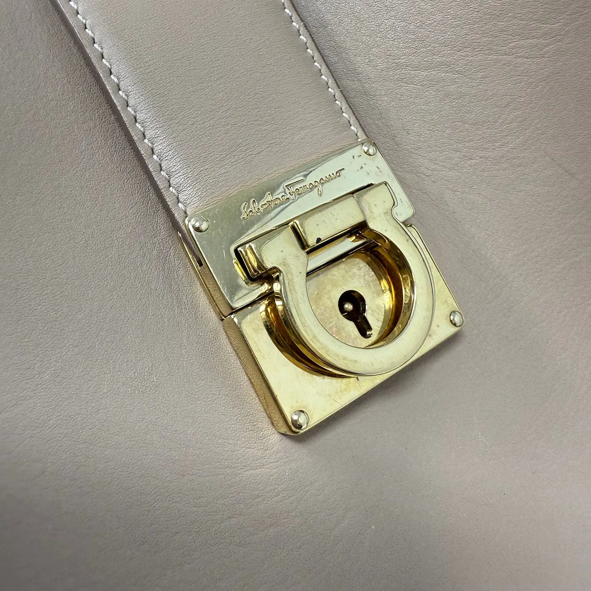Salvatore Ferragamo Juliette Lock Story Tote