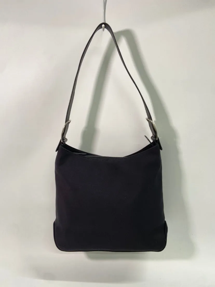 Salvatore Ferragamo Studio Black Leather Shoulder Bag
