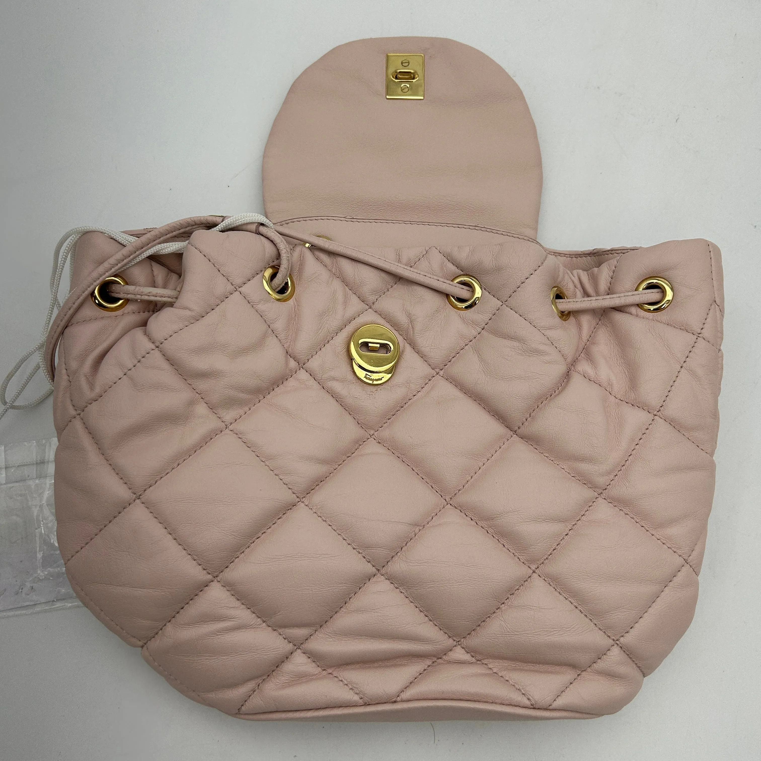 Salvatore Ferragamo Vara Quilted Backpack LA1016428