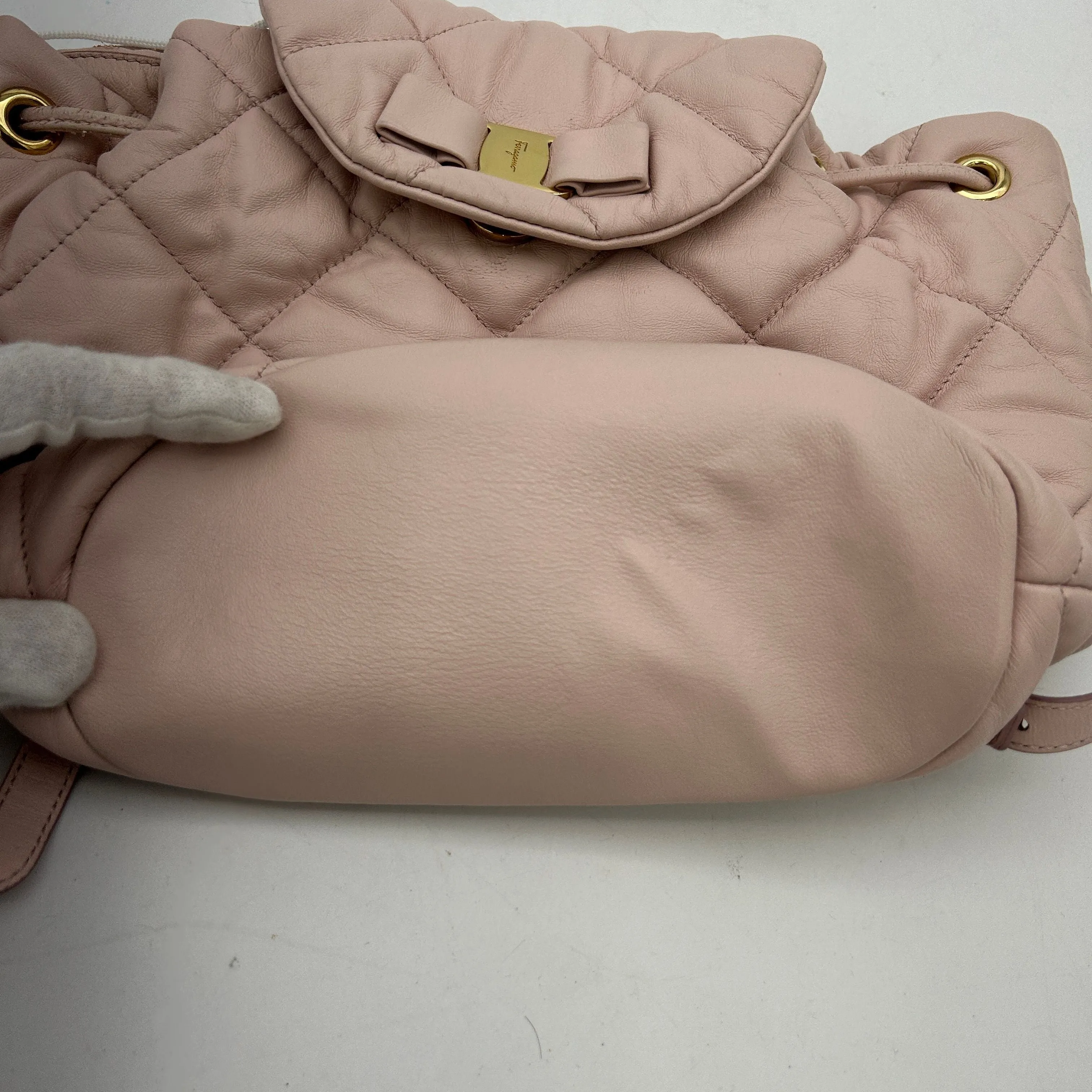 Salvatore Ferragamo Vara Quilted Backpack LA1016428