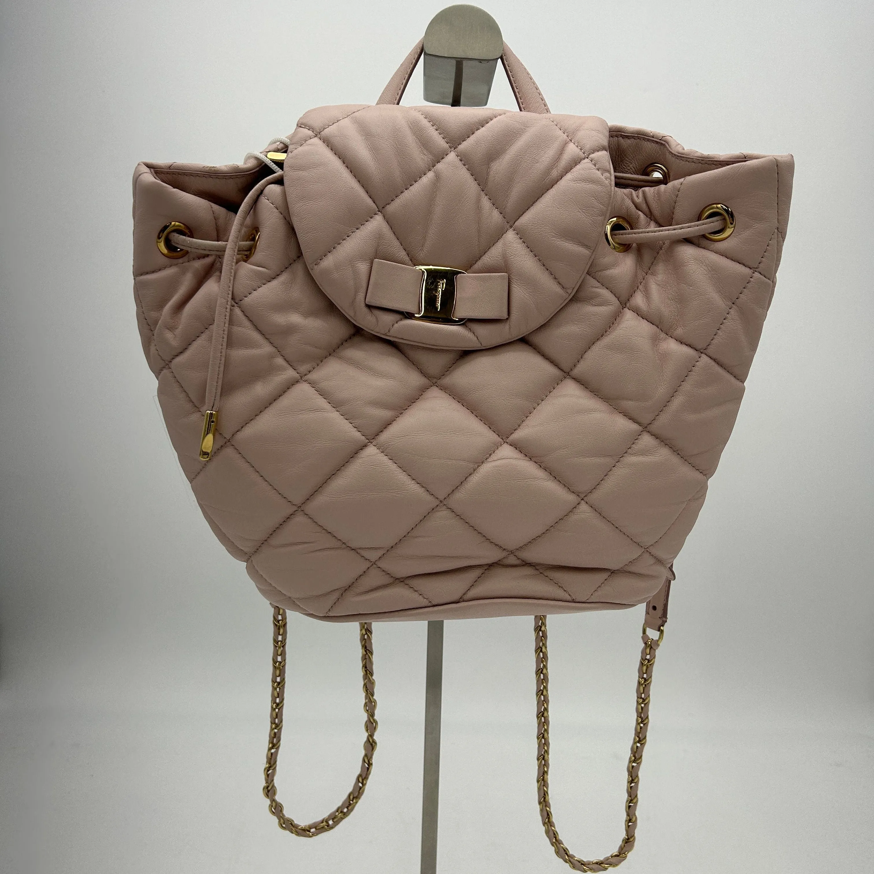 Salvatore Ferragamo Vara Quilted Backpack LA1016428