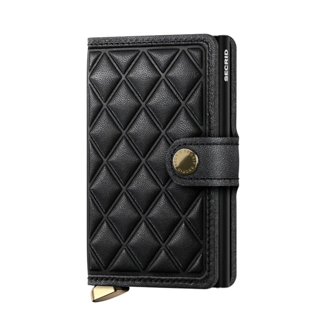 SECRID - Premium Miniwallet Emboss Diamond Black