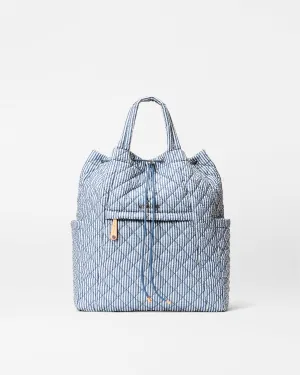 Seersucker Metro Convertible Backpack