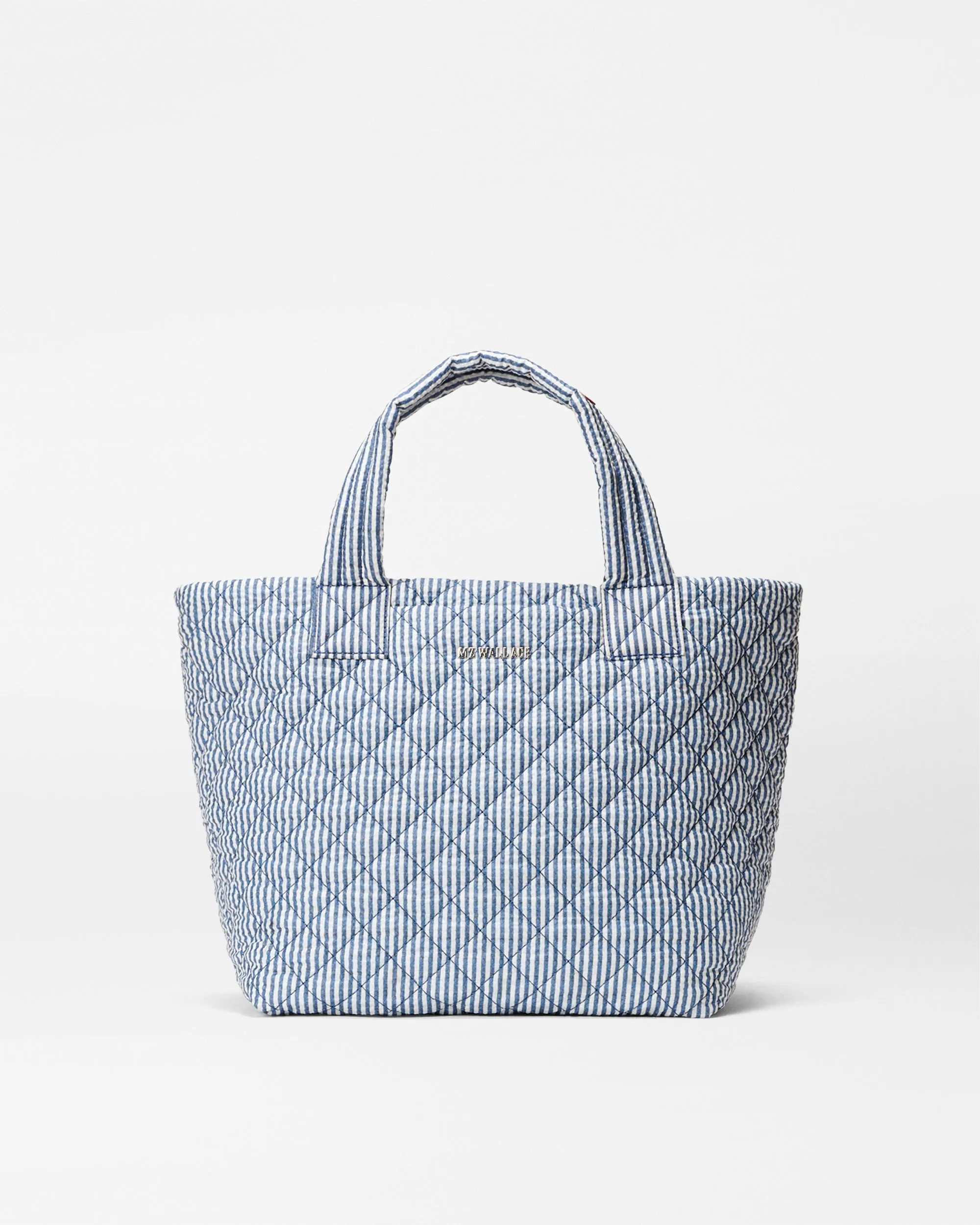 Seersucker Small Metro Tote Deluxe