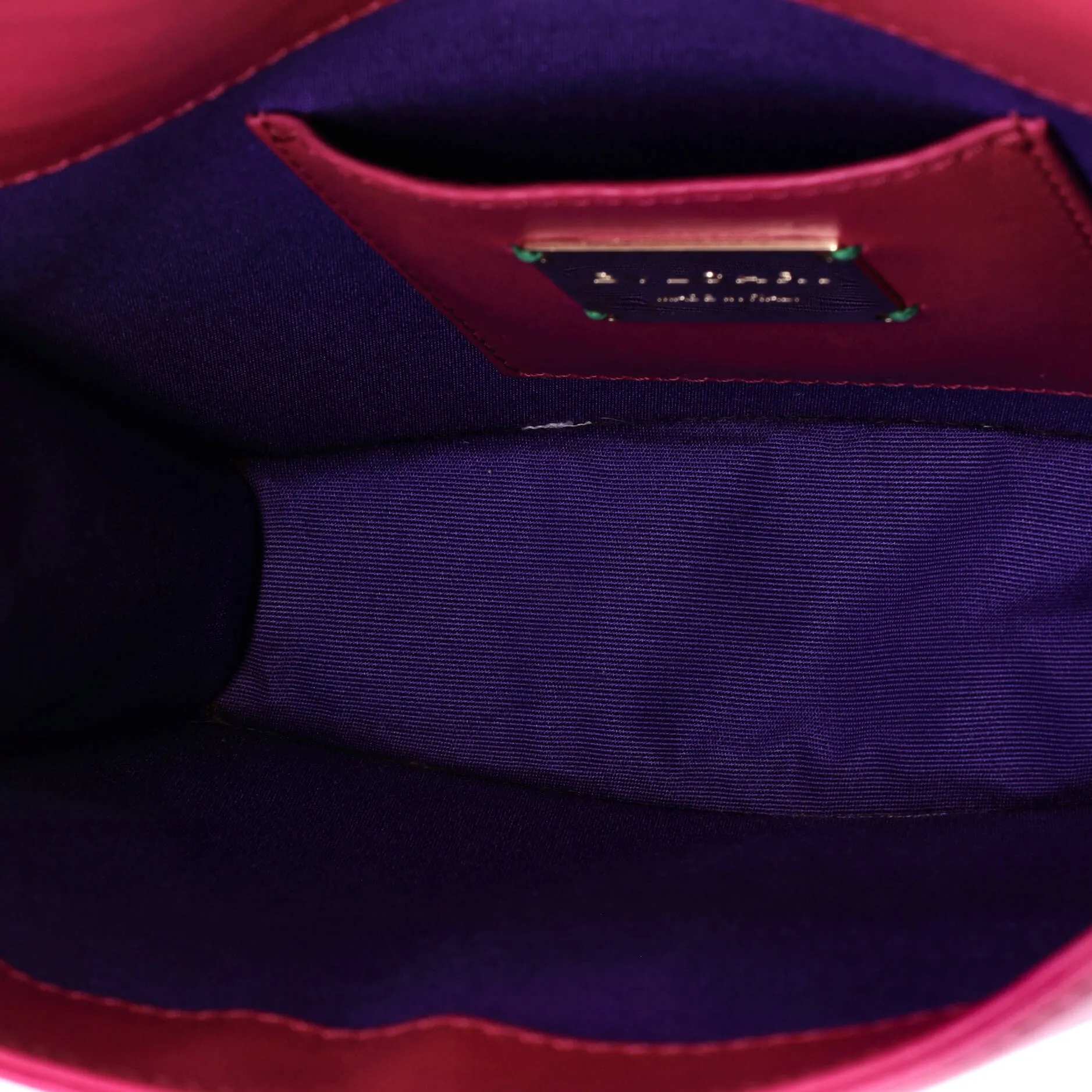 Serpenti Forever Square Shoulder Bag Leather and Stingray Small