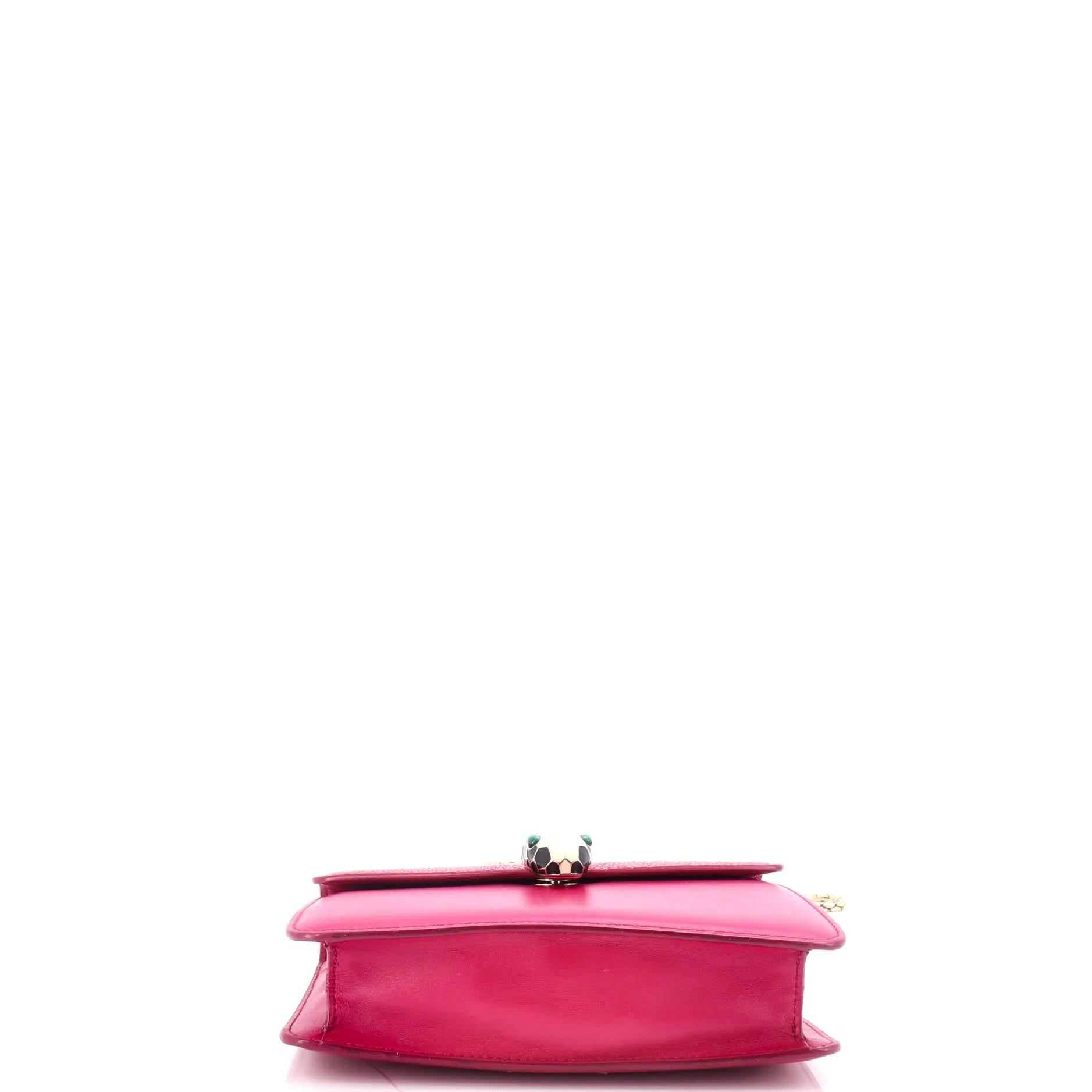 Serpenti Forever Square Shoulder Bag Leather and Stingray Small