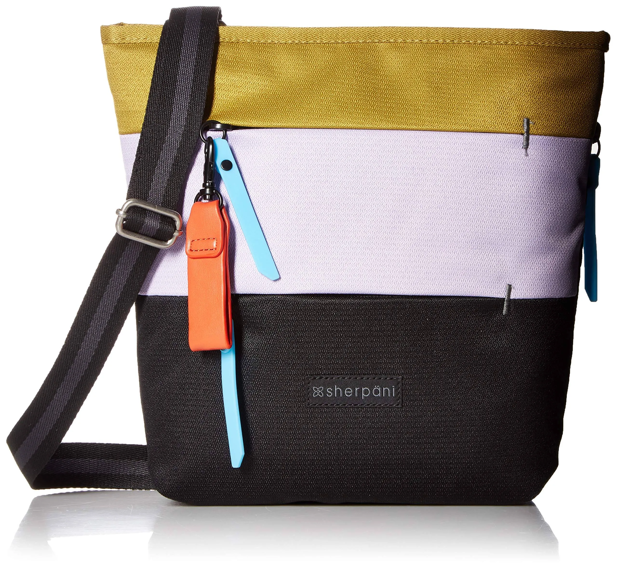 Sherpani Sadie Recycled Nylon Crossbody Bag, Essential Messenger Bag, Medium Shoulder Bag for Women, RFID Protection