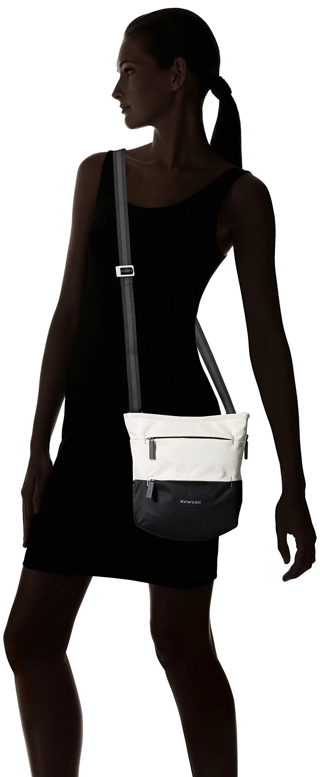Sherpani Sadie Recycled Nylon Crossbody Bag, Essential Messenger Bag, Medium Shoulder Bag for Women, RFID Protection