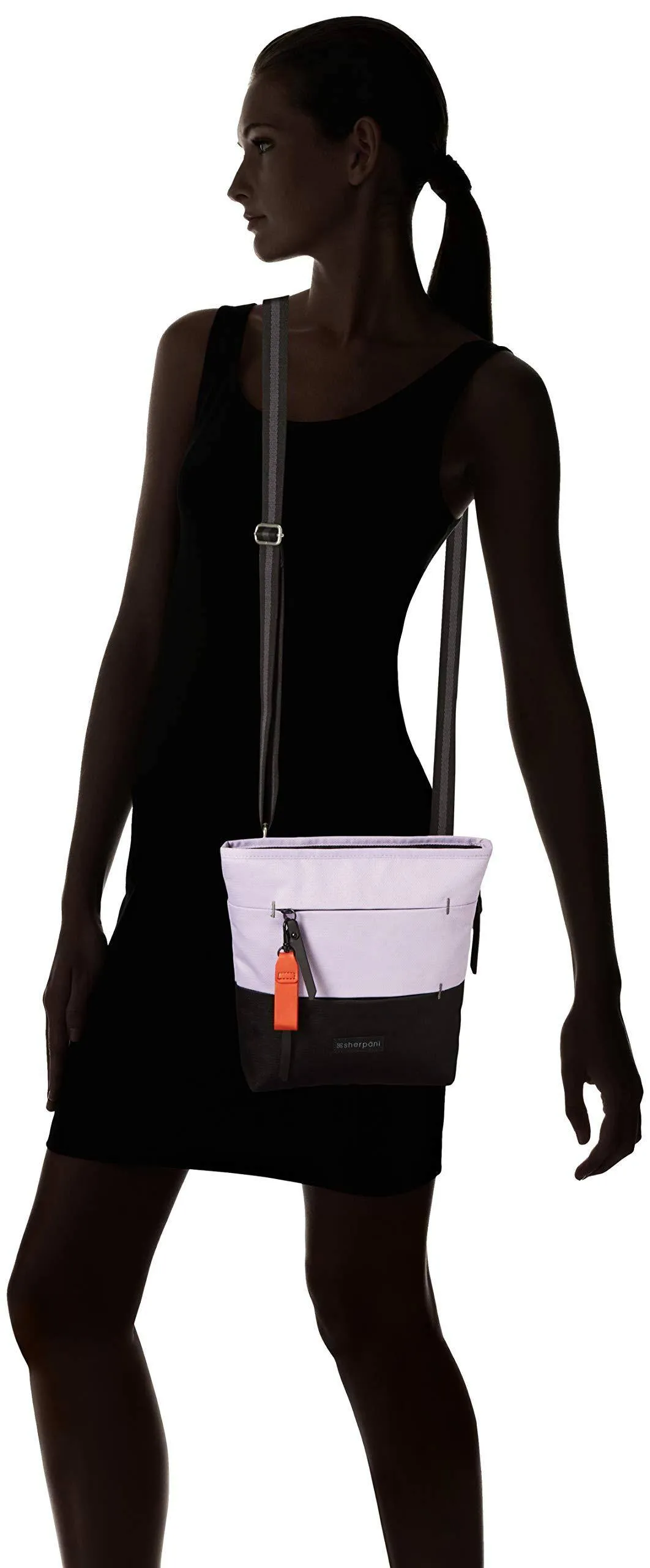 Sherpani Sadie Recycled Nylon Crossbody Bag, Essential Messenger Bag, Medium Shoulder Bag for Women, RFID Protection
