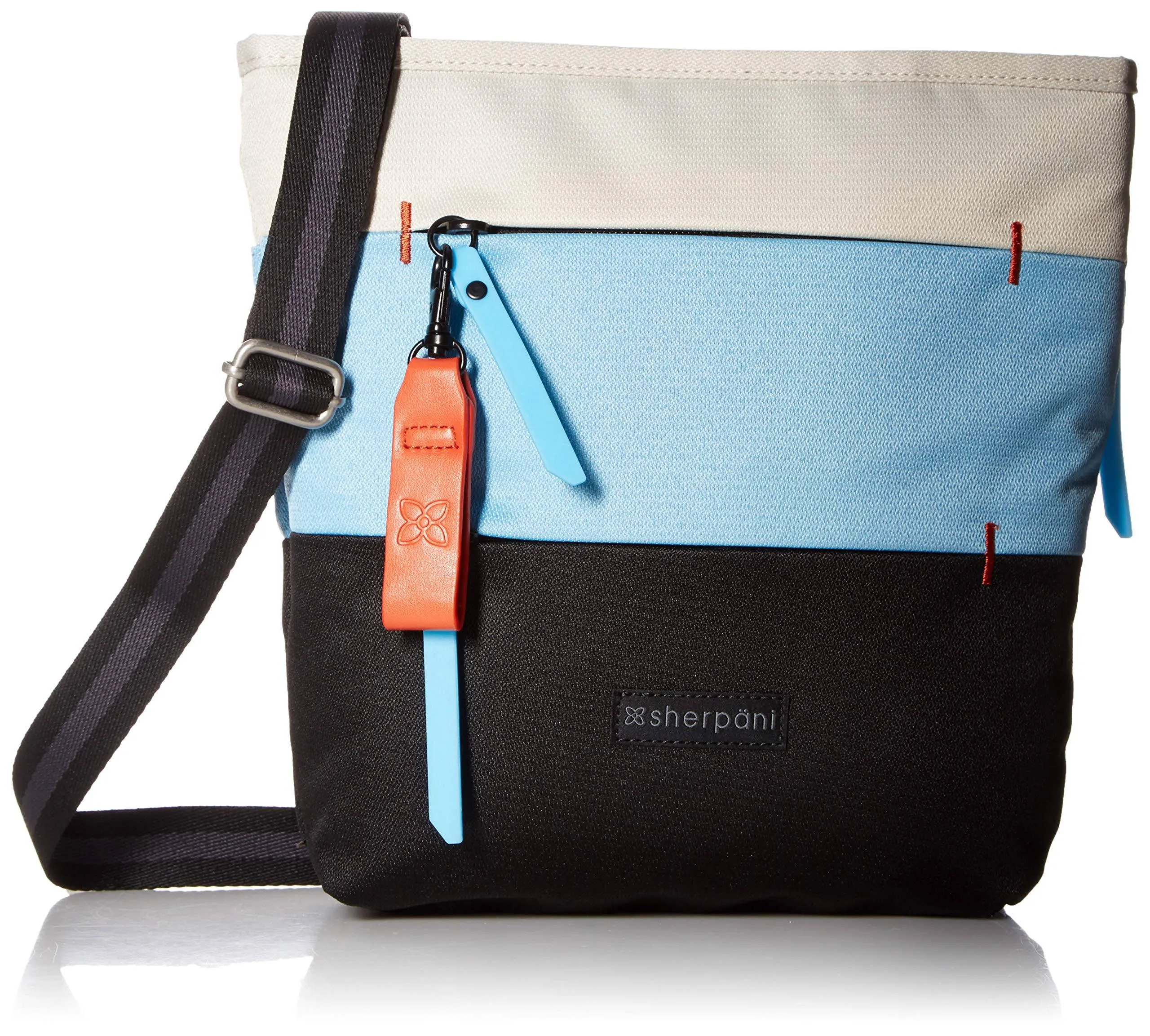 Sherpani Sadie Recycled Nylon Crossbody Bag, Essential Messenger Bag, Medium Shoulder Bag for Women, RFID Protection