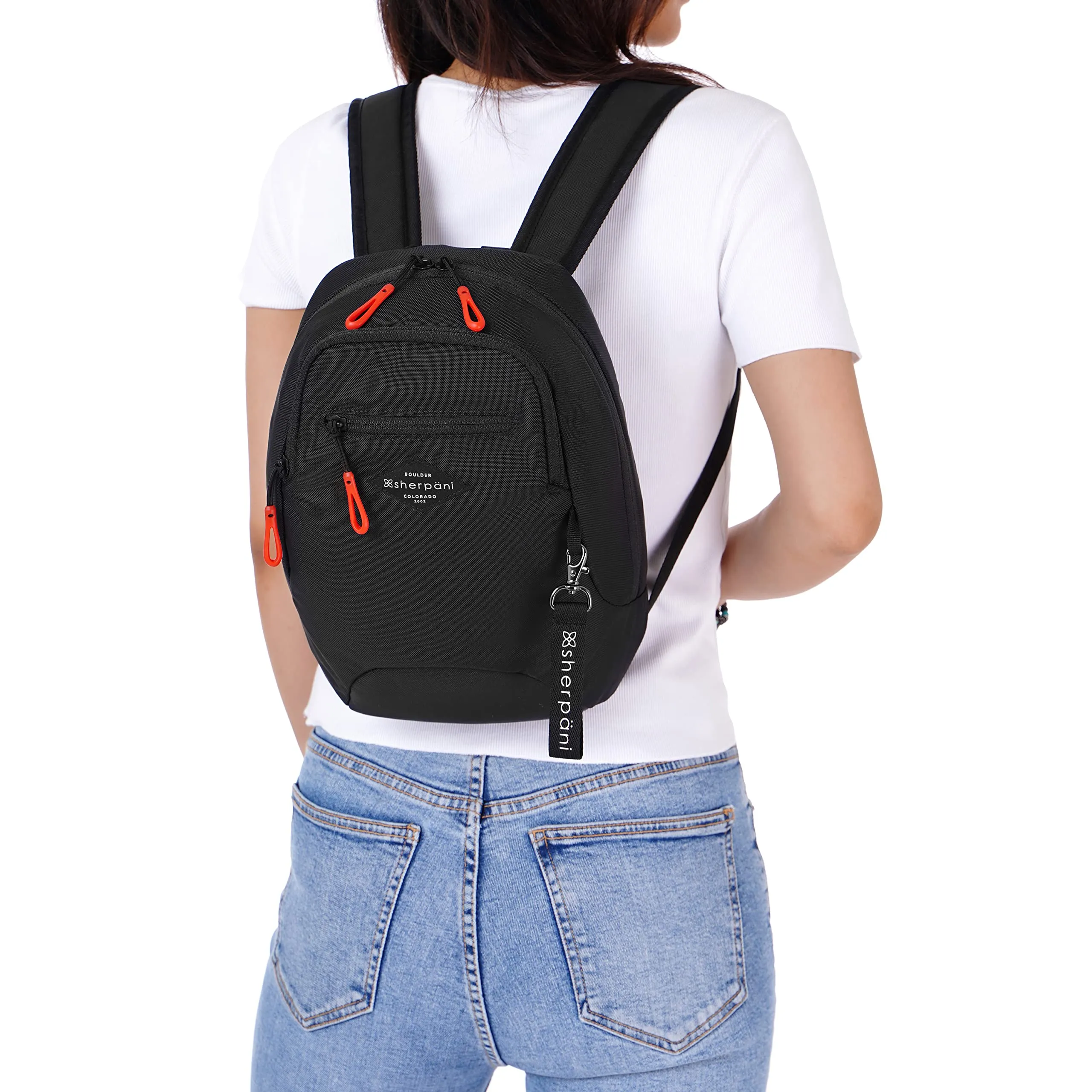 Sherpani Vespa, Mini Backpack for Women, Travel Backpack Purse, RFID Protection, Fits 10 Inch Tablet