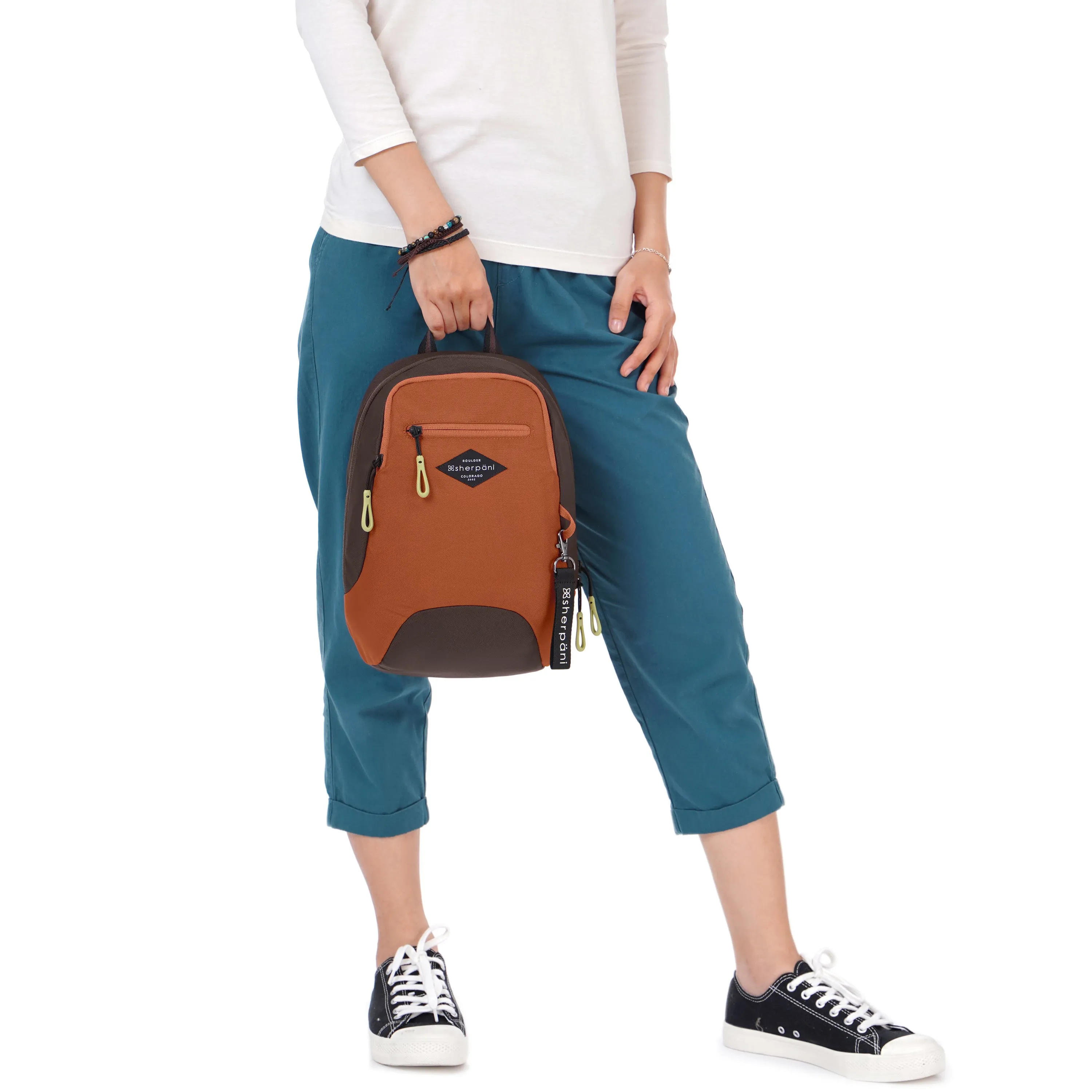 Sherpani Vespa, Mini Backpack for Women, Travel Backpack Purse, RFID Protection, Fits 10 Inch Tablet