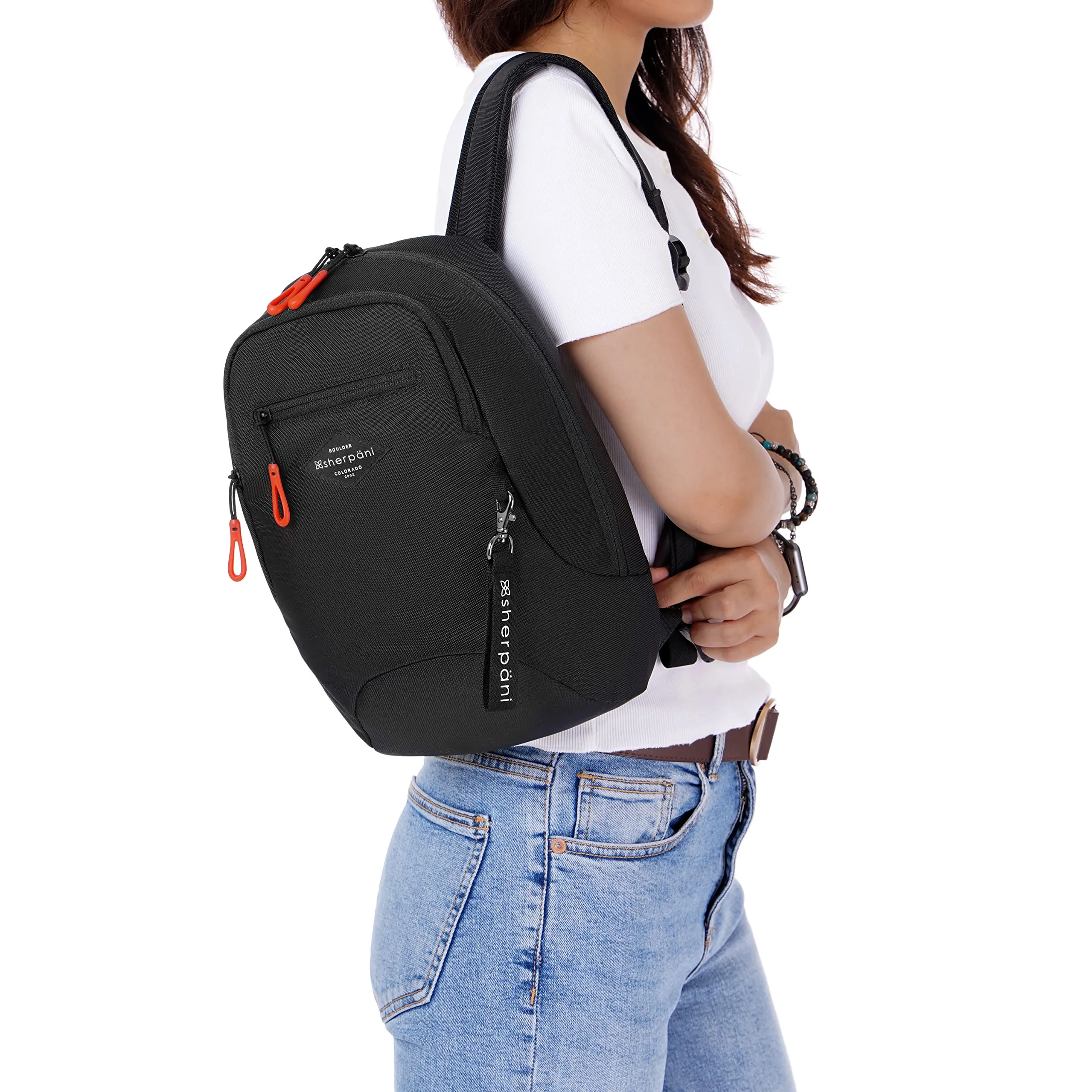 Sherpani Vespa, Mini Backpack for Women, Travel Backpack Purse, RFID Protection, Fits 10 Inch Tablet