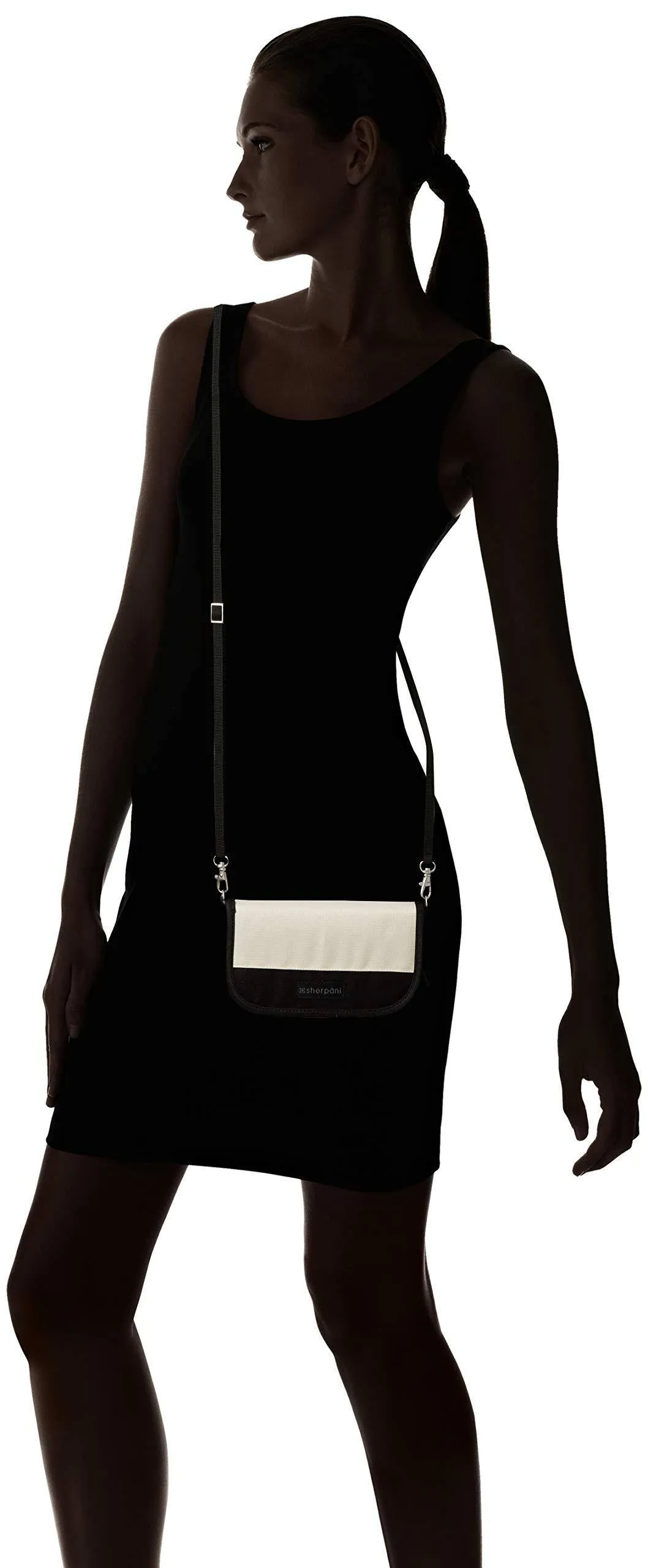 Sherpani Zoe 2.0 Crossbody Wallet for Women, with RFID Protection, made from Recycled Nylon Fabric