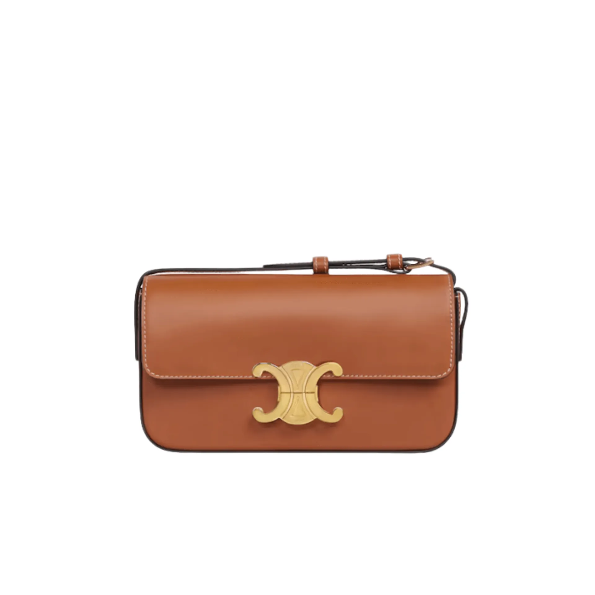 SHOULDER BAG CLAUDE IN Natural Calfskin