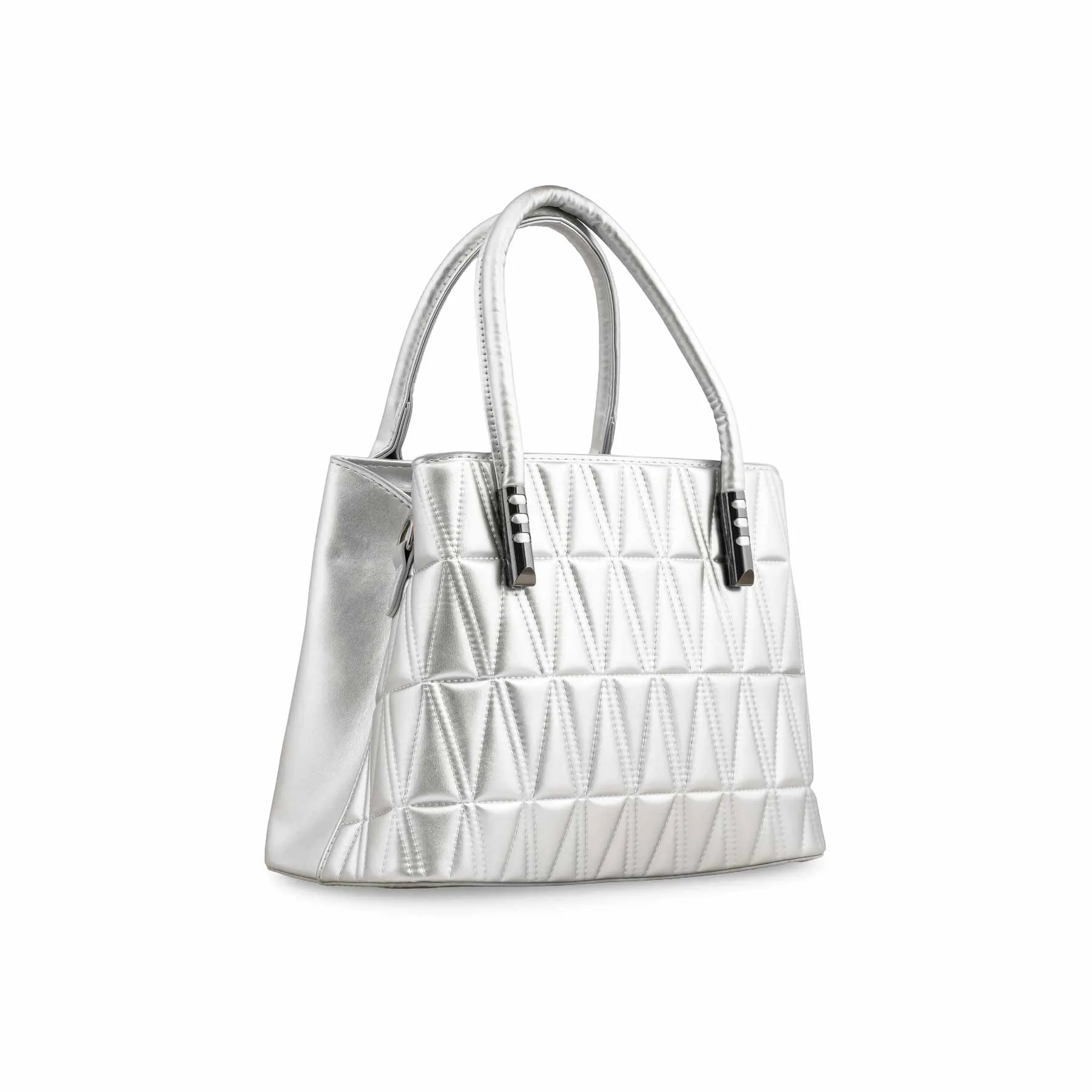 Silver Formal Hand Bag P36245