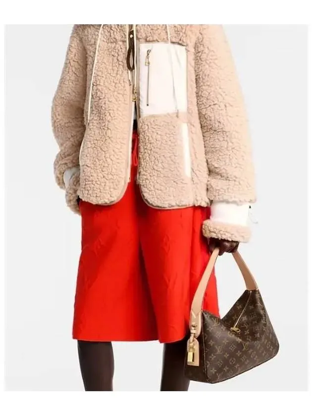 Slouchy PM Monogram Shoulder Bag Brown