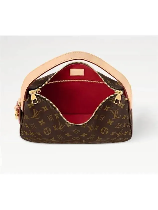 Slouchy PM Monogram Shoulder Bag Brown