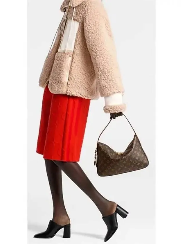 Slouchy PM Monogram Shoulder Bag Brown