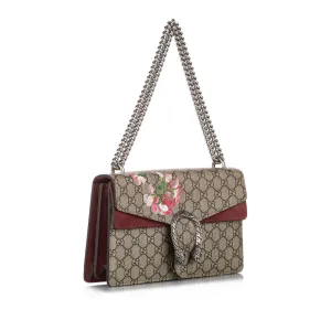 Small GG Supreme Blooms Dionysus Shoulder Bag Brown