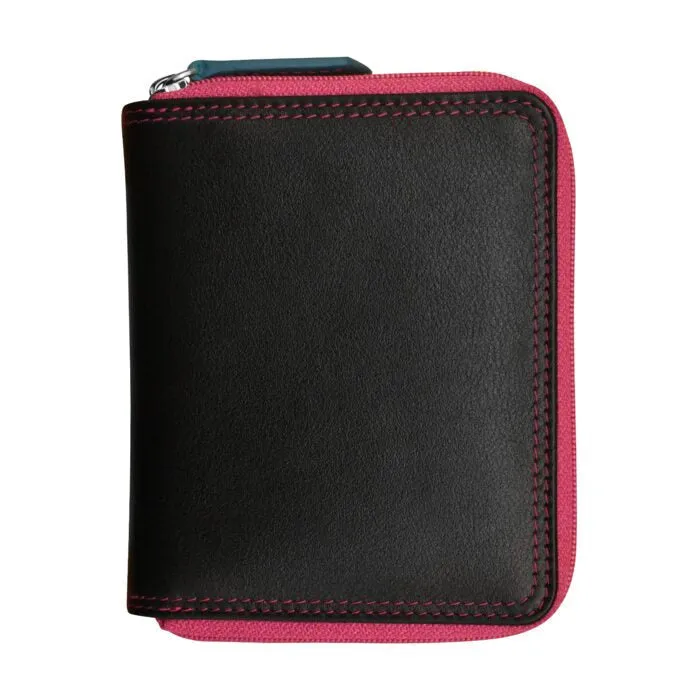 Small Multi Color Zip Wallet