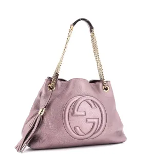 Soho Chain Strap Shoulder Bag Leather Medium