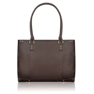 Solo Jay 15.6" Leather Laptop Carryall Tote