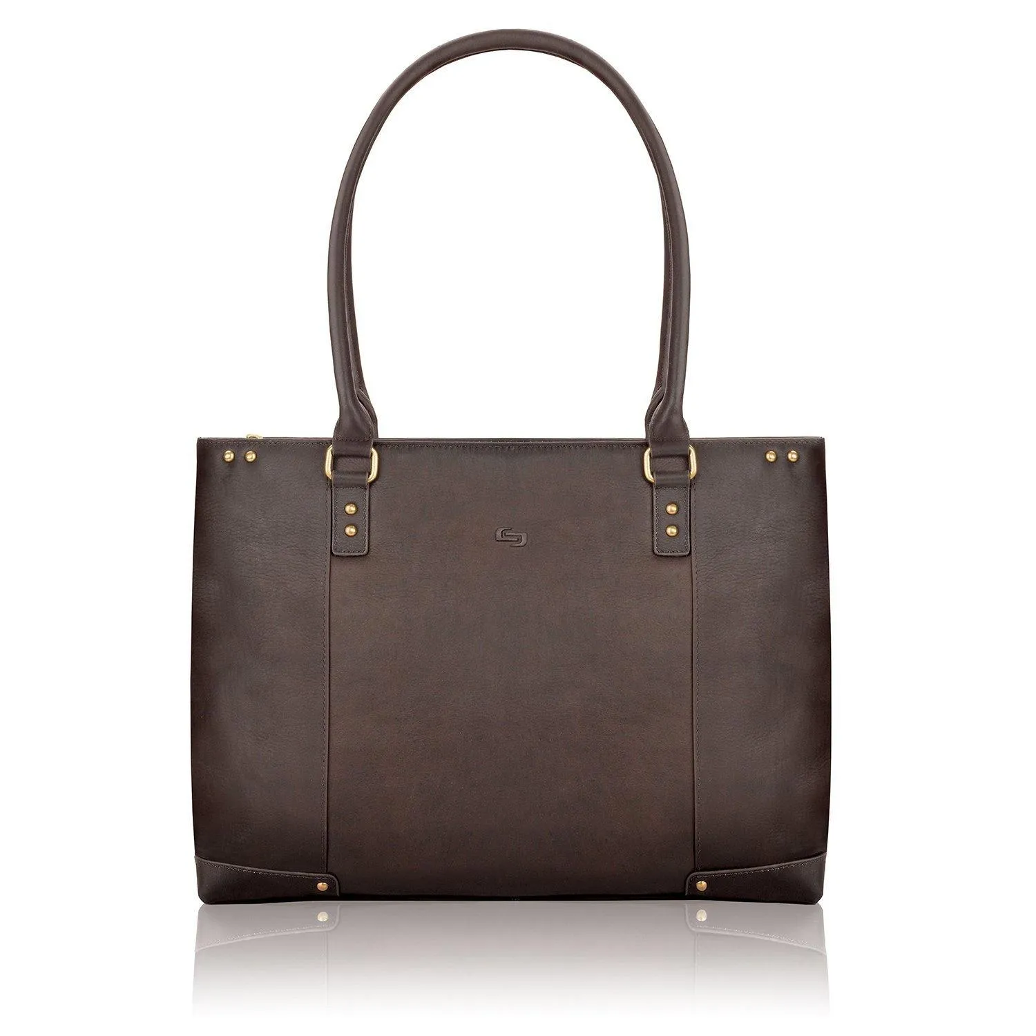 Solo Jay 15.6" Leather Laptop Carryall Tote